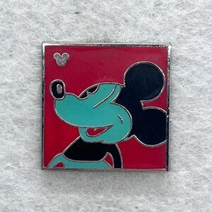 🔮 5/$25 Disney Neon Mickey Red‎ And Blue Pin